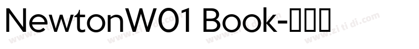 NewtonW01 Book字体转换